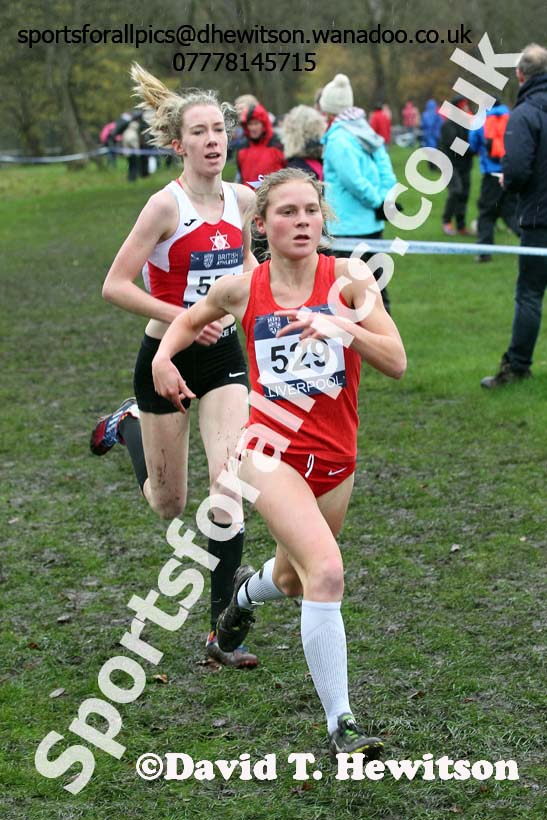 Women under-17s, British Athletics Liverpool Cross Challenge, Sefton Park, Liverpool. Photo: David T. Hewitson/Sports for All Pics